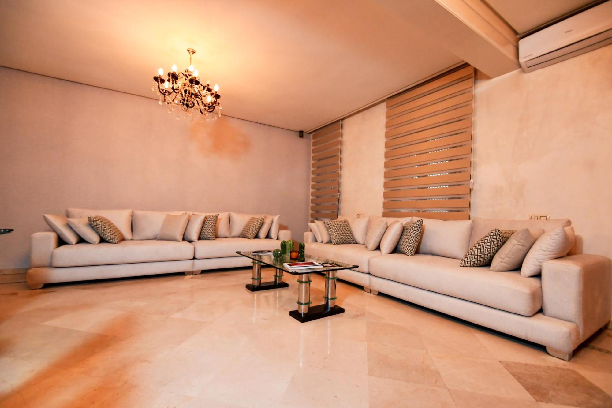 Appartement Haut Standing Gueliz Plaza Marrakesh Eksteriør bilde