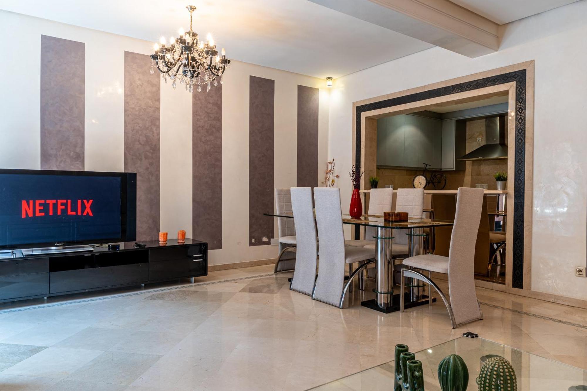 Appartement Haut Standing Gueliz Plaza Marrakesh Eksteriør bilde