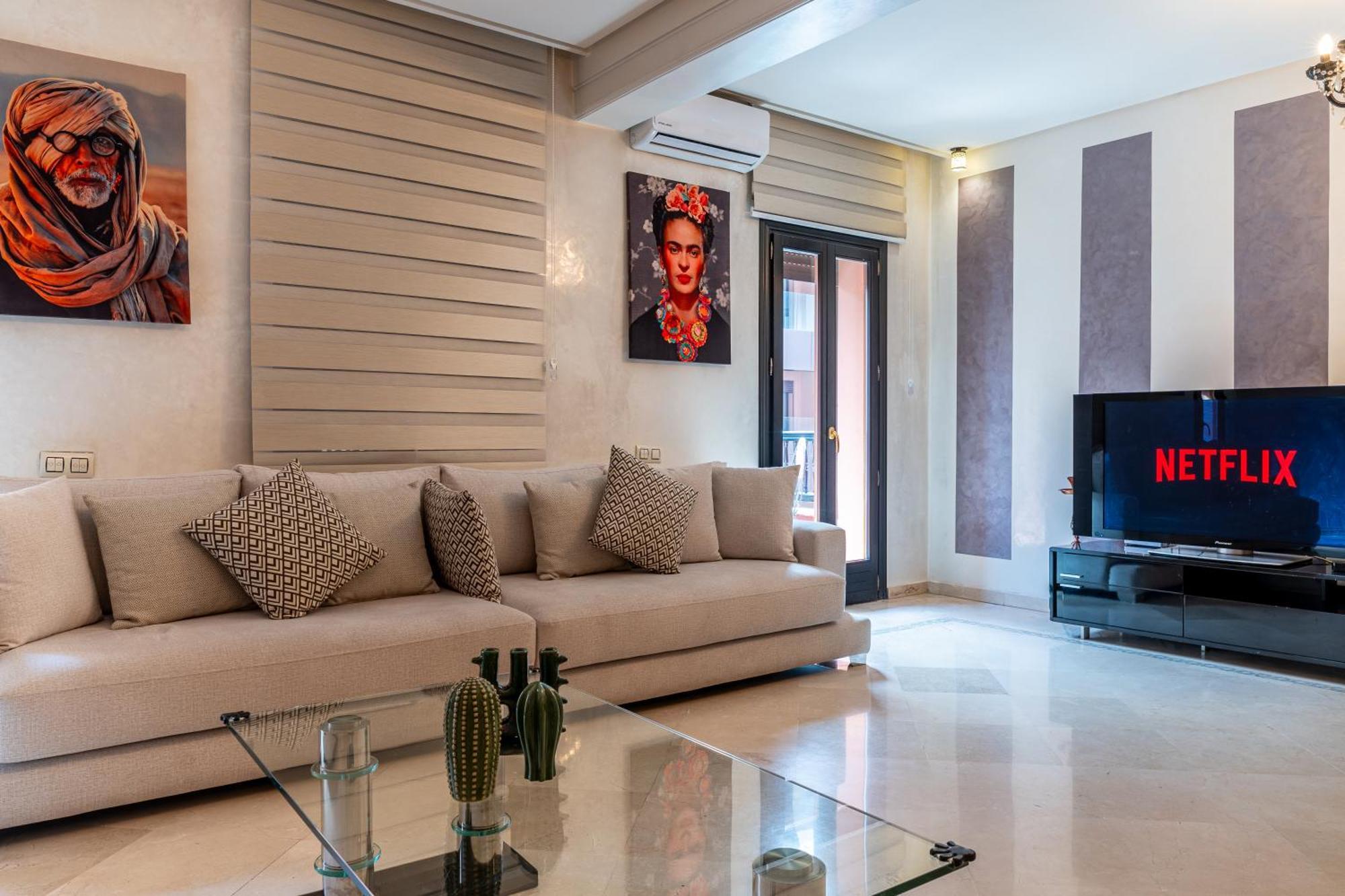 Appartement Haut Standing Gueliz Plaza Marrakesh Eksteriør bilde