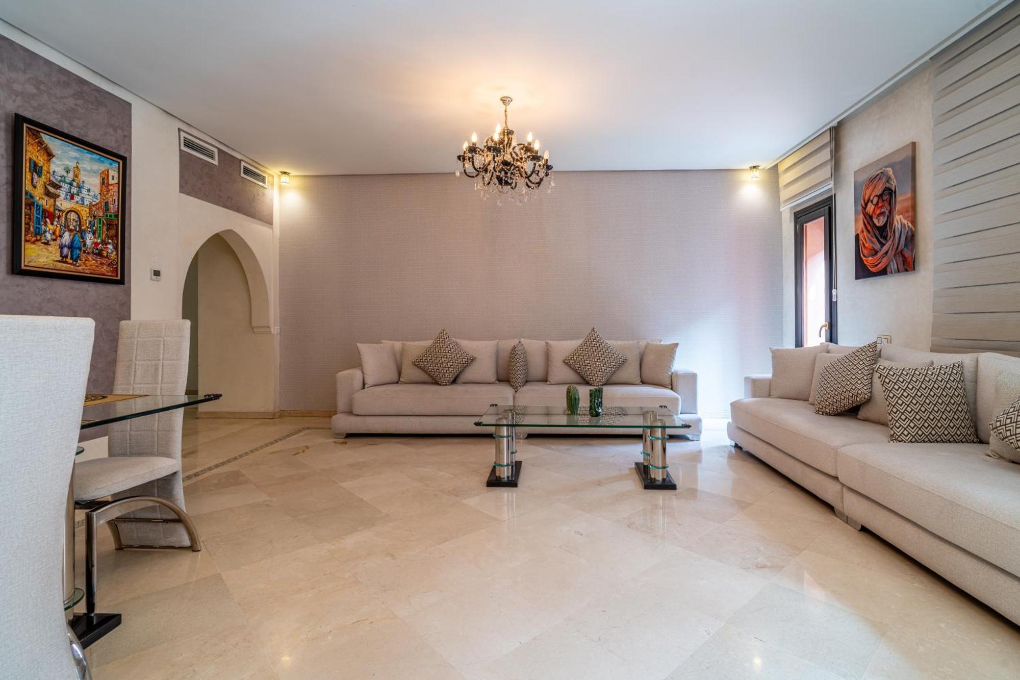 Appartement Haut Standing Gueliz Plaza Marrakesh Eksteriør bilde