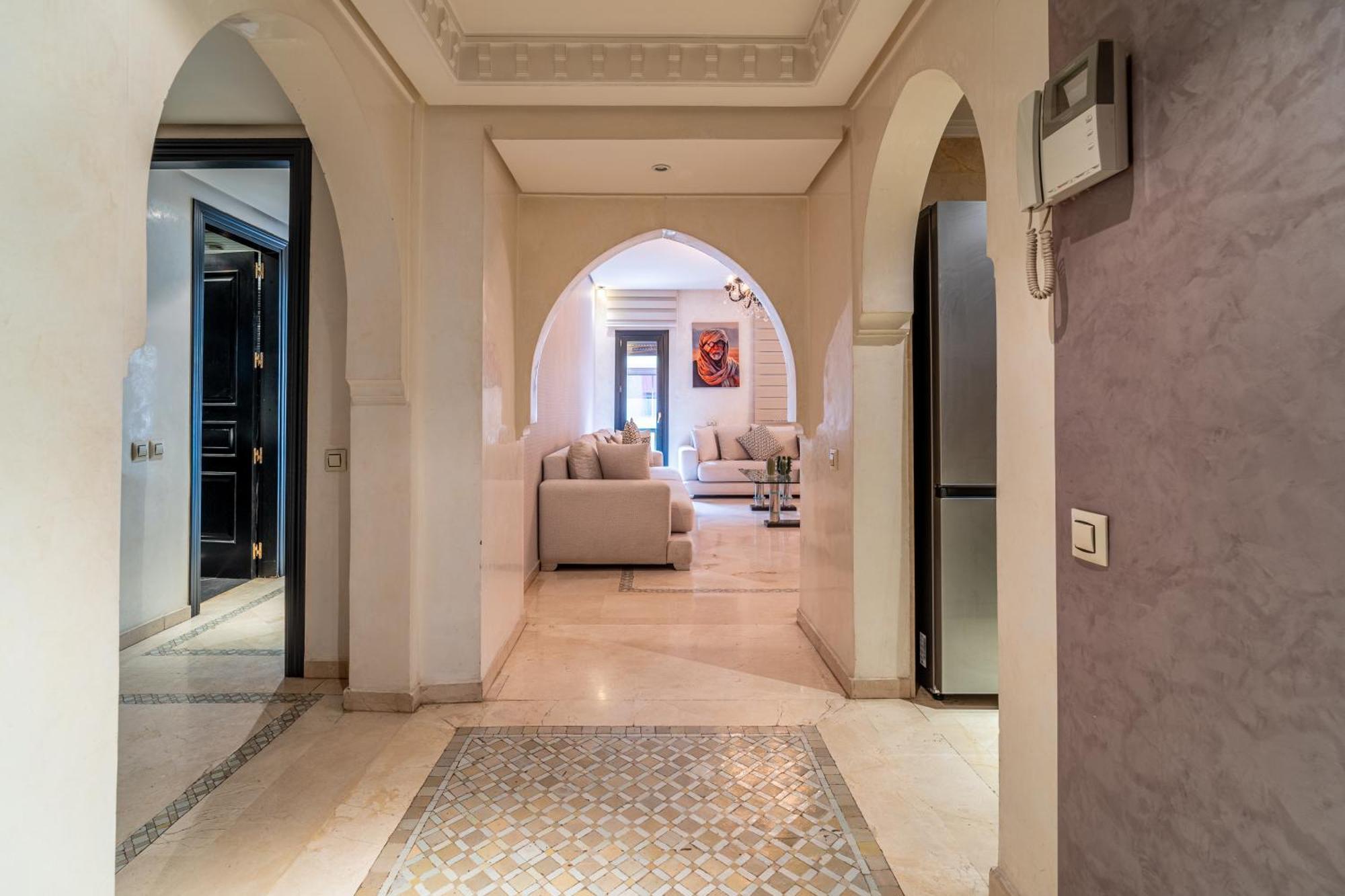Appartement Haut Standing Gueliz Plaza Marrakesh Eksteriør bilde