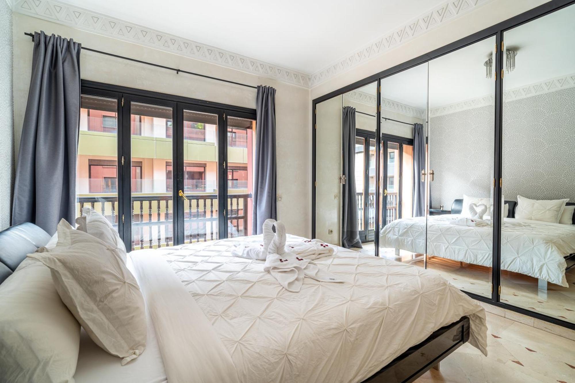 Appartement Haut Standing Gueliz Plaza Marrakesh Eksteriør bilde
